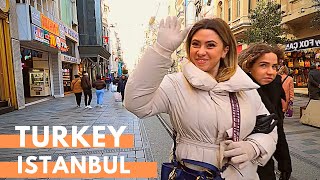 Istanbul Turkey(4K UHD)-TAKSIM SQUARE,ISTIKLAL STREET,GALATA TOWER,KARAKOY,GALATAPORT,JANUARY 2022