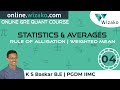 GRE® Statistics Averages Practice | Weighted Average | Rule of Alligation | GRE Online Preparation
