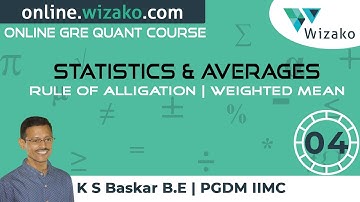 GRE® Statistics Averages Practice | Weighted Average | Rule of Alligation | GRE Online Preparation