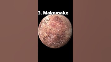 THE 4 LARGEST DWARF PLANETS! #shorts