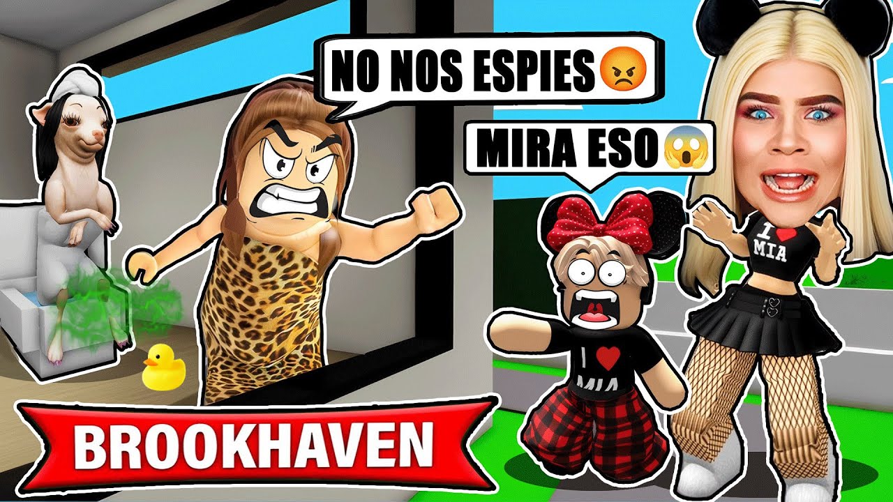 ESPIANDO  CASAS en BROOKHAVEN🏡con mi HERMANITO👦🏼 (ROBLOX)