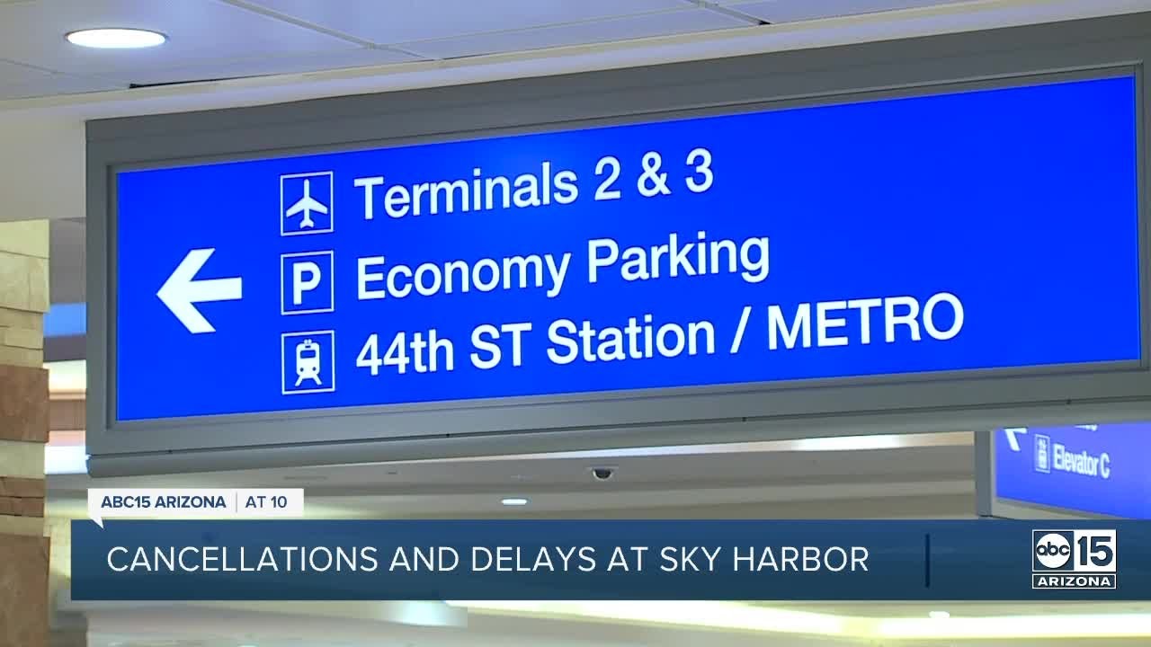 Sky Harbor among airports hit with delays and cancellations this ...