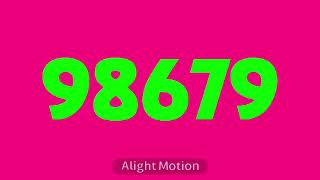 Numbers 1 to 160000