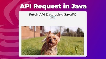 How to connect to an API using JavaFX | Dog API