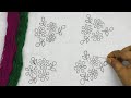 very beautiful all over embroidery design for dresses with very simple stitches
