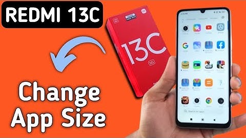 Redmi 13c app small kaise kare, how to change app size in redmi, how to make apps small in redmi, ap