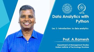 Lec 1, Introduction to Data Analytics