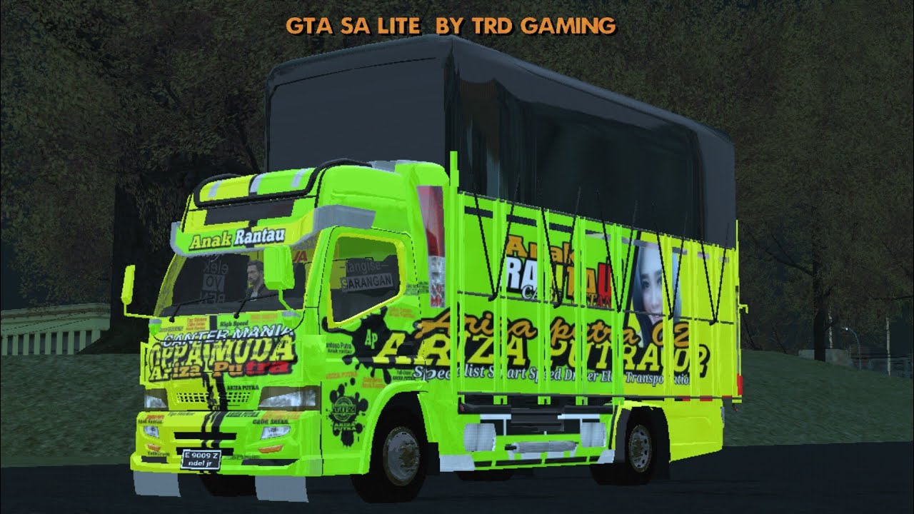 MOD TRUK  GTA SA ANDROID REVIEW SHARE MOD TRUK  CANTER  