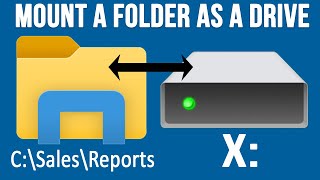 How to Map a Folder to a Drive Letter in Windows (Virtual Drive Tutorial)