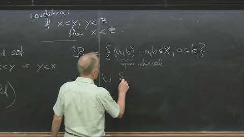 Topology (MTH-TOP) Lecture 2