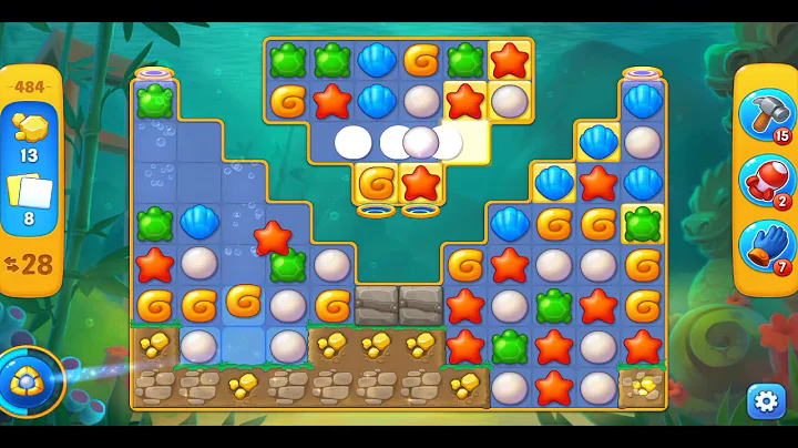 Fishdom Level 484 with NO BOOSTERS