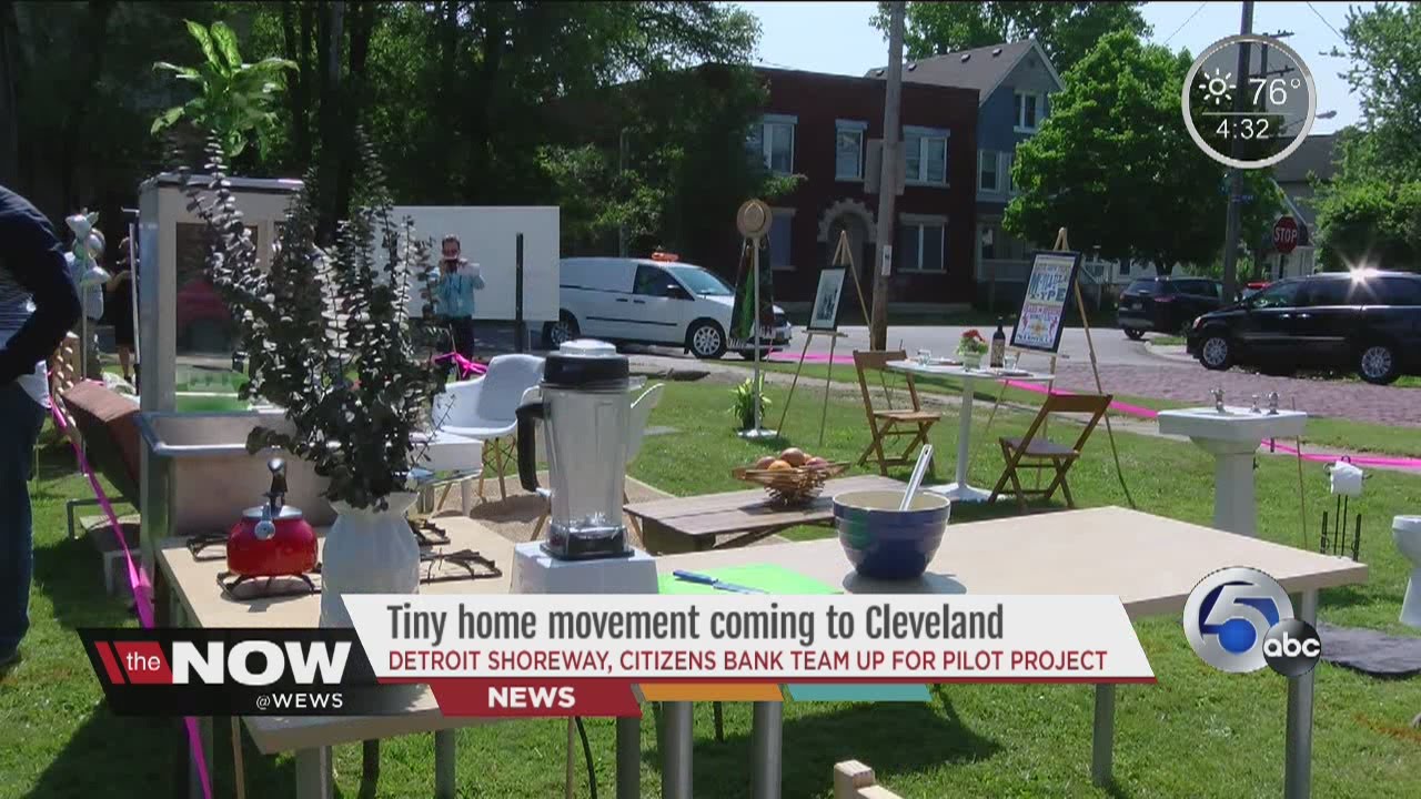 Tiny houses introduced in Cleveland's DetroitShoreway EcoVillage YouTube