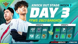 [ID] Free Fire World Series - Knock Out Stage Week 1 Day 3