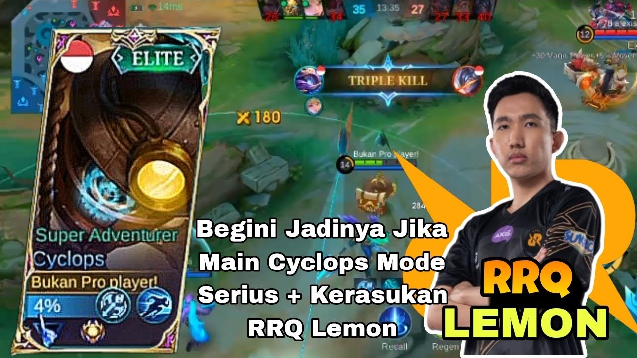 Main Cyclops Mode Serius + Kerasukan | RRQ LEMON |