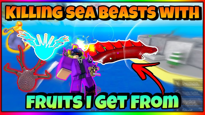 King Legacy/King piece Tier list for fighting SEA BEAST! (Fruits and melee)  