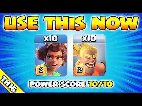 New Barbarian Kicker TH16 Attack Strategy = WOW! (Clash of Clans) #clashwithhaaland