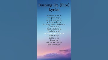 Thumbnail of BTS-"Burning Up (Fire)"🔥Lyrics #bts #fire #song #music #shorts