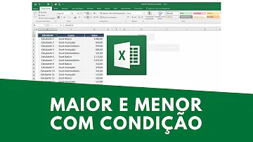 Como procurar valor maior ou igual no Excel?