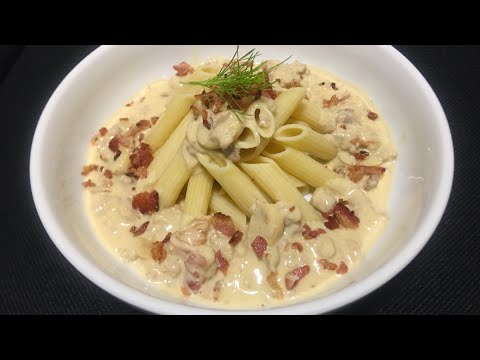 Como cozinhar Penne Carbonara (Filipino Style)