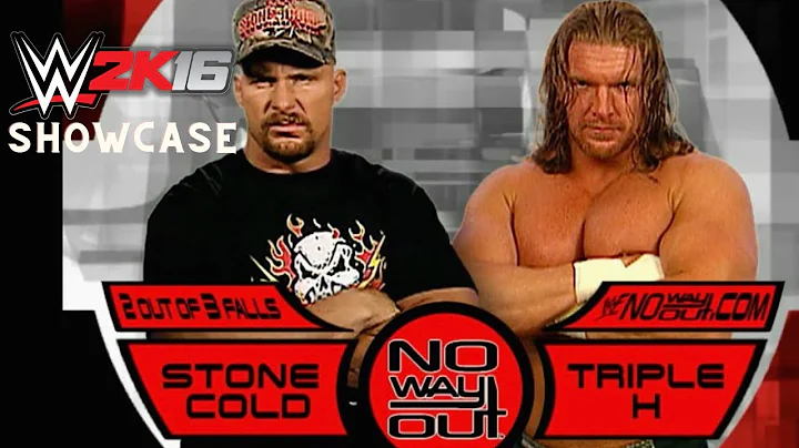 3 Stages Of Hell - Stone Cold Steve Austin vs Triple H WWE 2K16 Austin 3:16 Showcase No Way Out 2001