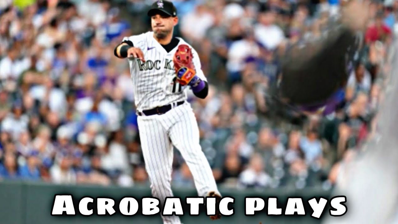 MLB // Jose Iglesias Acrobatic Plays YouTube