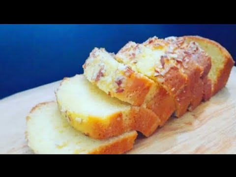 Almond Sponge cake without oven Recipe by Food Dazzling