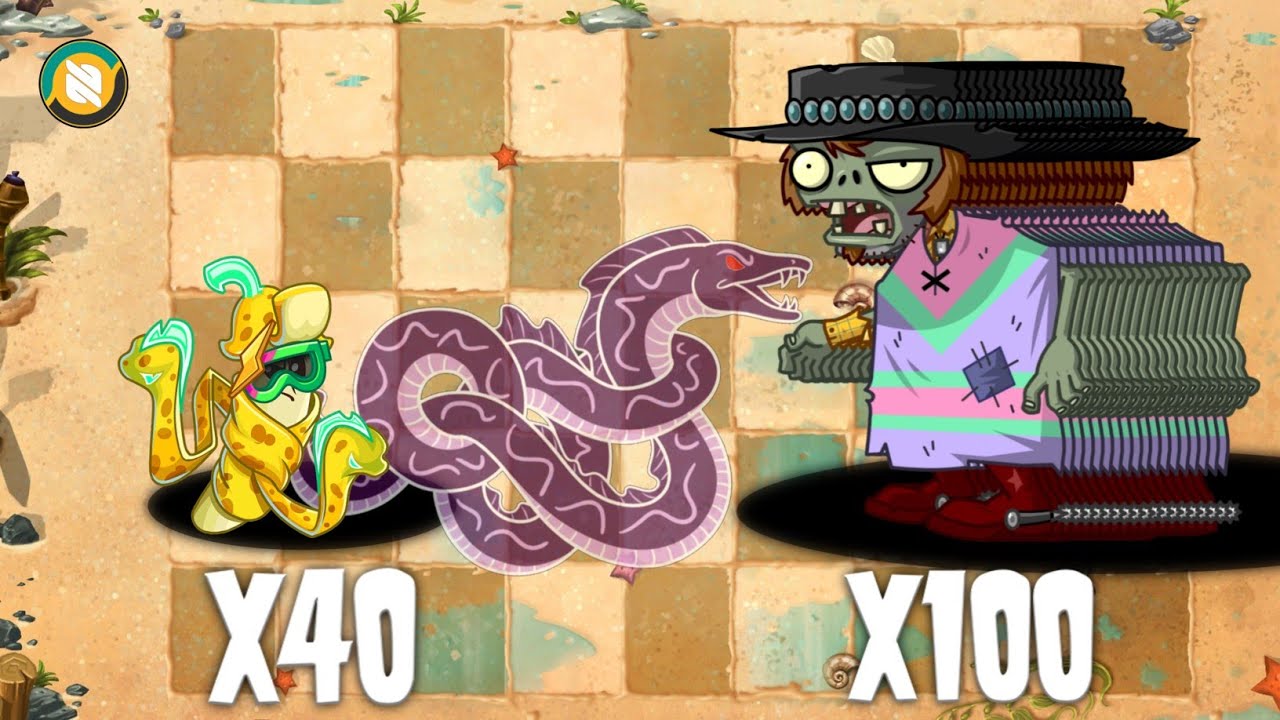 Which Plant Can Defeat 100 Poncho Zombie With Food Plants?