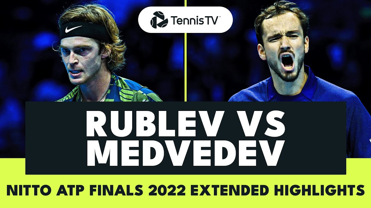 Daniil Medvedev vs Andrey Rublev THRILLING Encounter Nitto ATP Finals 2022 Extended Highlights