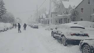 Enero 07 2024- Continua la tormenta de nieve en Lawrence