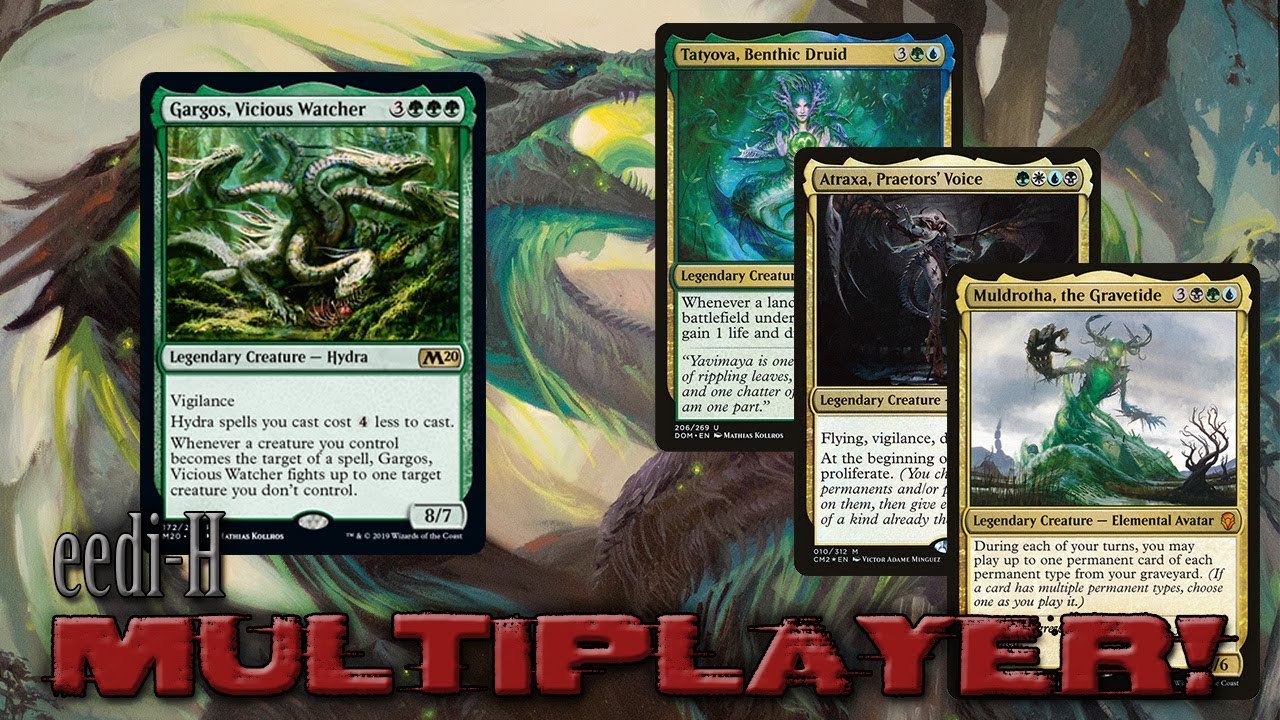 Exosister Deck Commander Hydra Deck - Mono Green - EDH - Gargos -100 ...