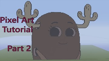 Minecraft Pixel Art Tutorial: How to make Penny Part 2(The Amazing World of Gumball)