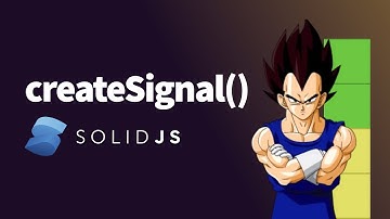 What are SolidJS Signals?