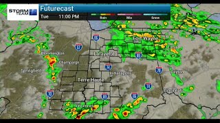 Tracking a rainy forecast