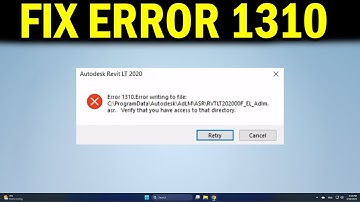 How To Fix Error 1310, Error Writing to File - Quick Fix