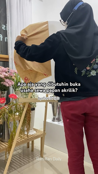 Ide usaha sewa papan akrilik🌸 #ideusaha #shortvideo #shorts #papanbunga #viral