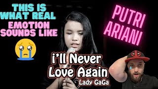 Putri Ariani Reaction - I'll never love again (Lady Gaga)