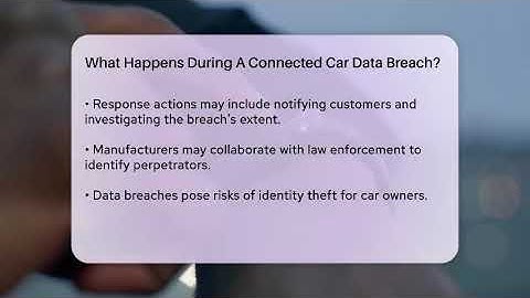 What Happens During A Connected Car Data Breach? - Talking Tech Trends