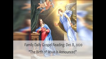 Advent Season December 8 2020 GOSPEL READING by Nicole(guest reader)