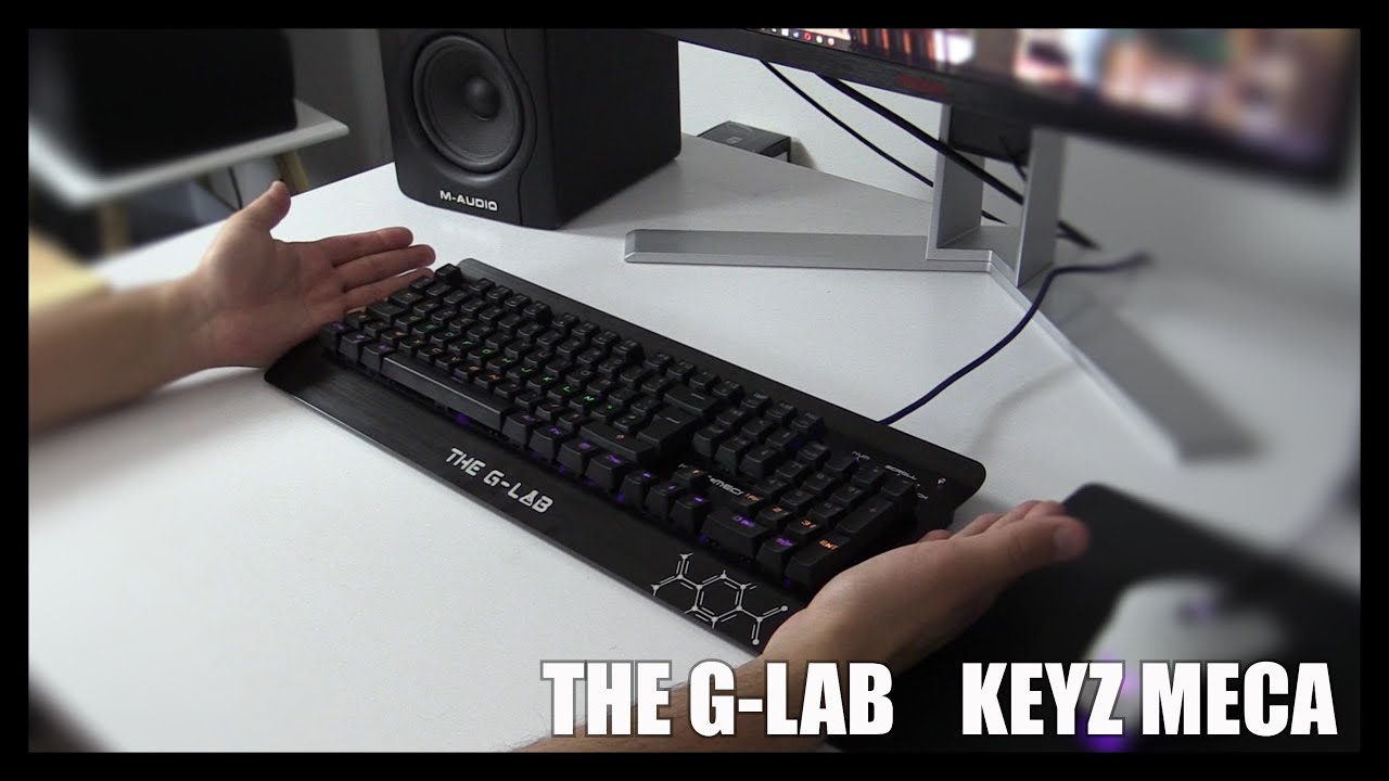 Clavier de jeu - THE G-LAB - KEYZ-MERCURY-W/FR - Mécanique - TKL - Blanc - The  G-Lab