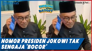 Momen Nomor Telepon Presiden Jokowi Tak Sengaja Bocor saat Menelepon PM Malaysia Anwar Ibrahim