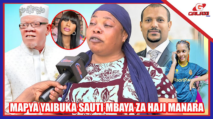 KIJIWE NONGWA AMTOLEA POVU HAJI MANARA AMCHAMBA KISAWA SAWA| BABA HANA HAYA VOICE NOTE NJE NJE
