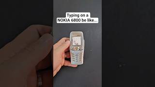 Typing on the Nokia 6810 QWERTY… Pure 2000s Nostalgia