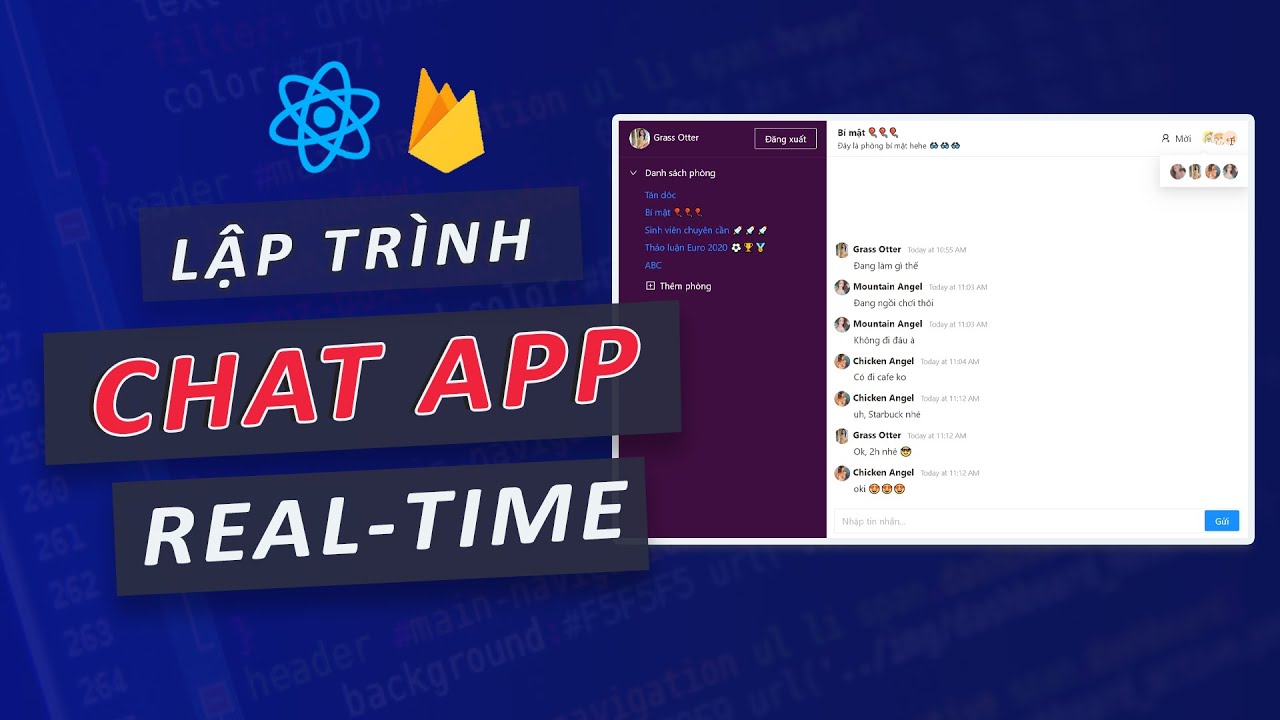 Lập trình ứng dụng nhắn tin Real-Time bằng ReactJS, Firebase (2021)