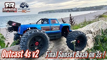 Sunset Bash with Arrma OutCast 4s V2 - Epic Finale to My Holiday!