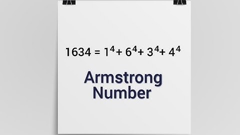 Program to check if a number is an Armstrong no. or not in Python || Machine Learning