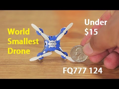 World Smallest Drone $15 FQ777 124 Quadcopter
