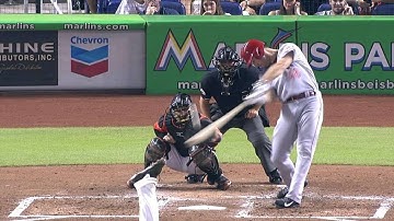 CIN@MIA: Ludwick his RBI double, plates Bruce