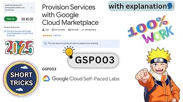 Provision Services with Google Cloud Marketplace [2025] || #GSP003 || Lab Solution #arcade #qwiklab