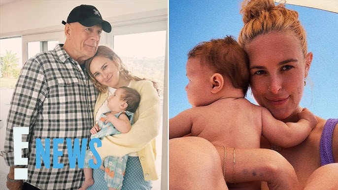 Bruce Willis Holds Rumer Willis Daughter Lou In Sweet Photo For The Toddler S First Birthday