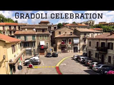 Italy, 06-07/2019. Sunday celebration in Gradoli, Italy